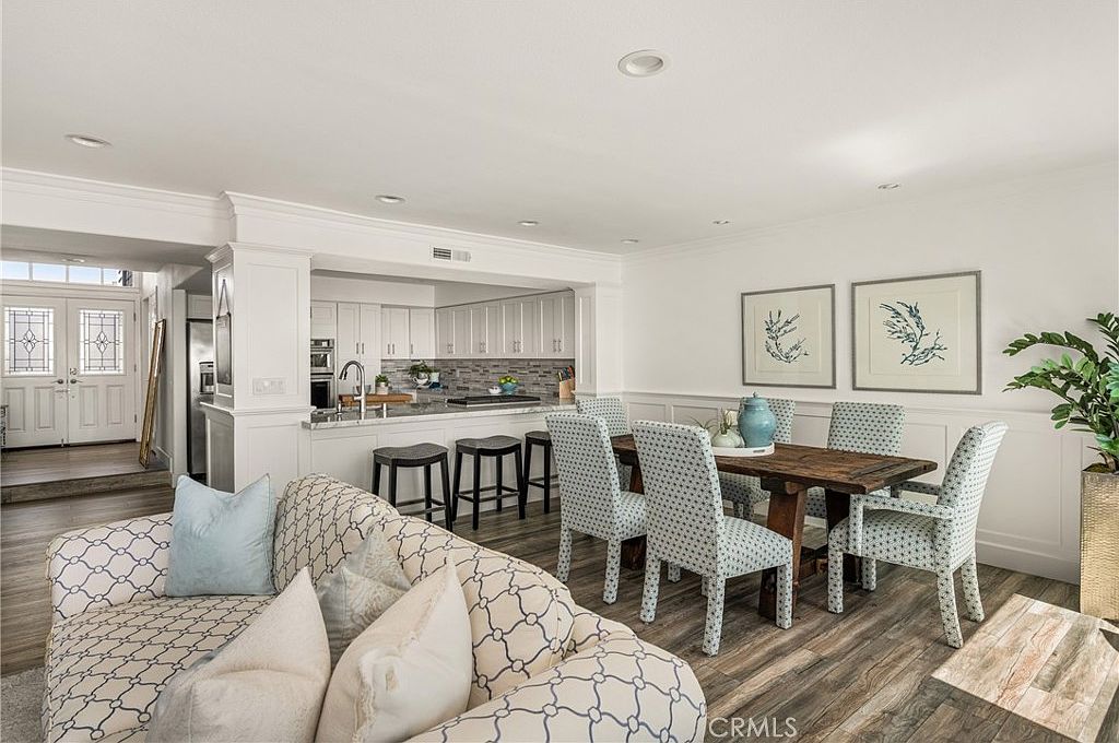 Guest bedroom with natural light.